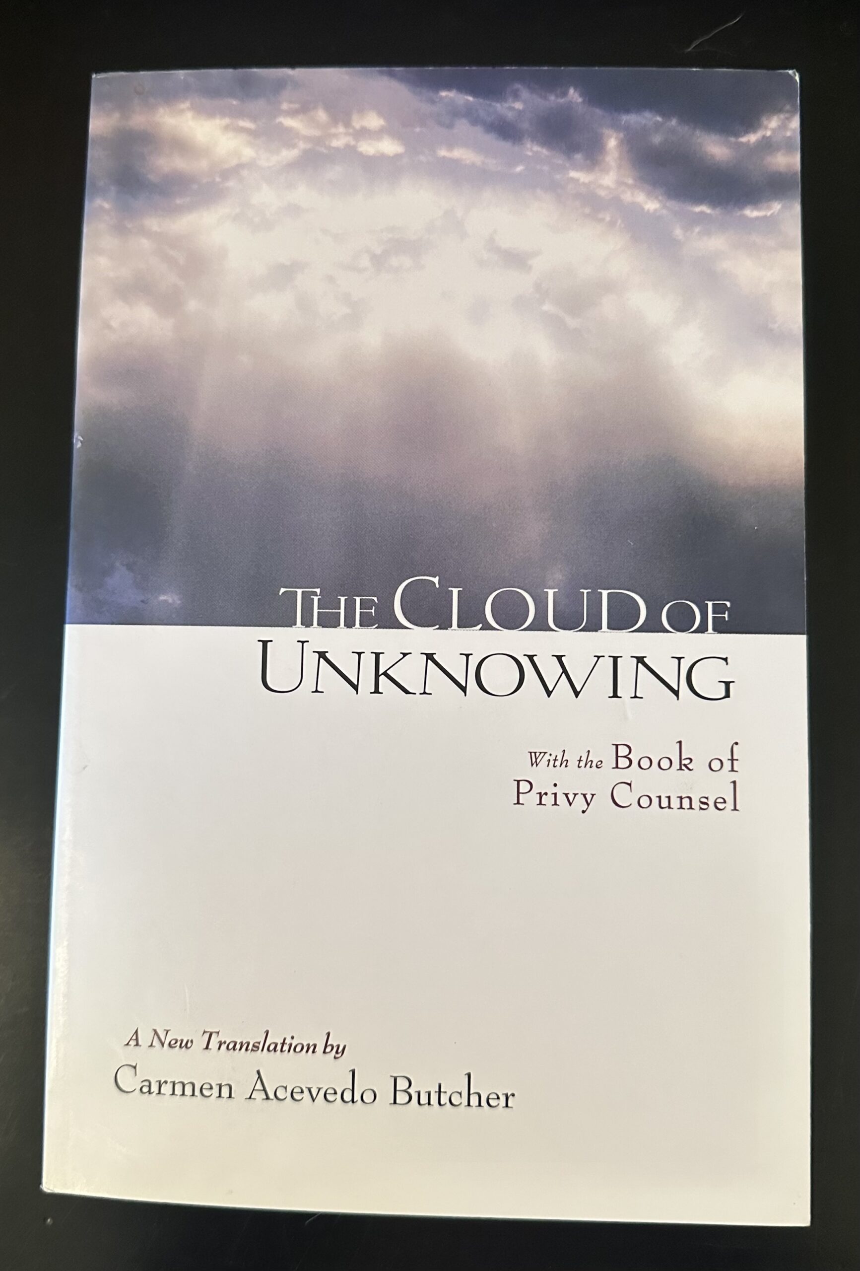 Book cover of The Cloud of Unknowing | Mary Cary